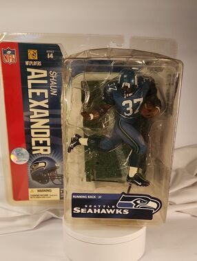 Shaun Alexander Seattle Seahawks NFL Figure: Factory Sealed